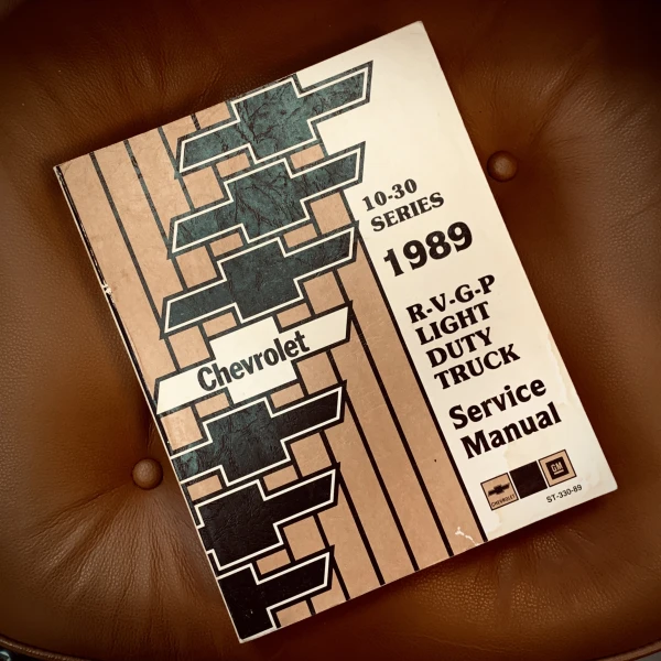 Chevy K5 Blazer service manual