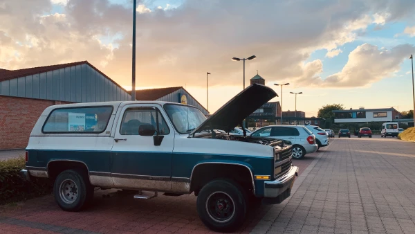 Chuck broke down today