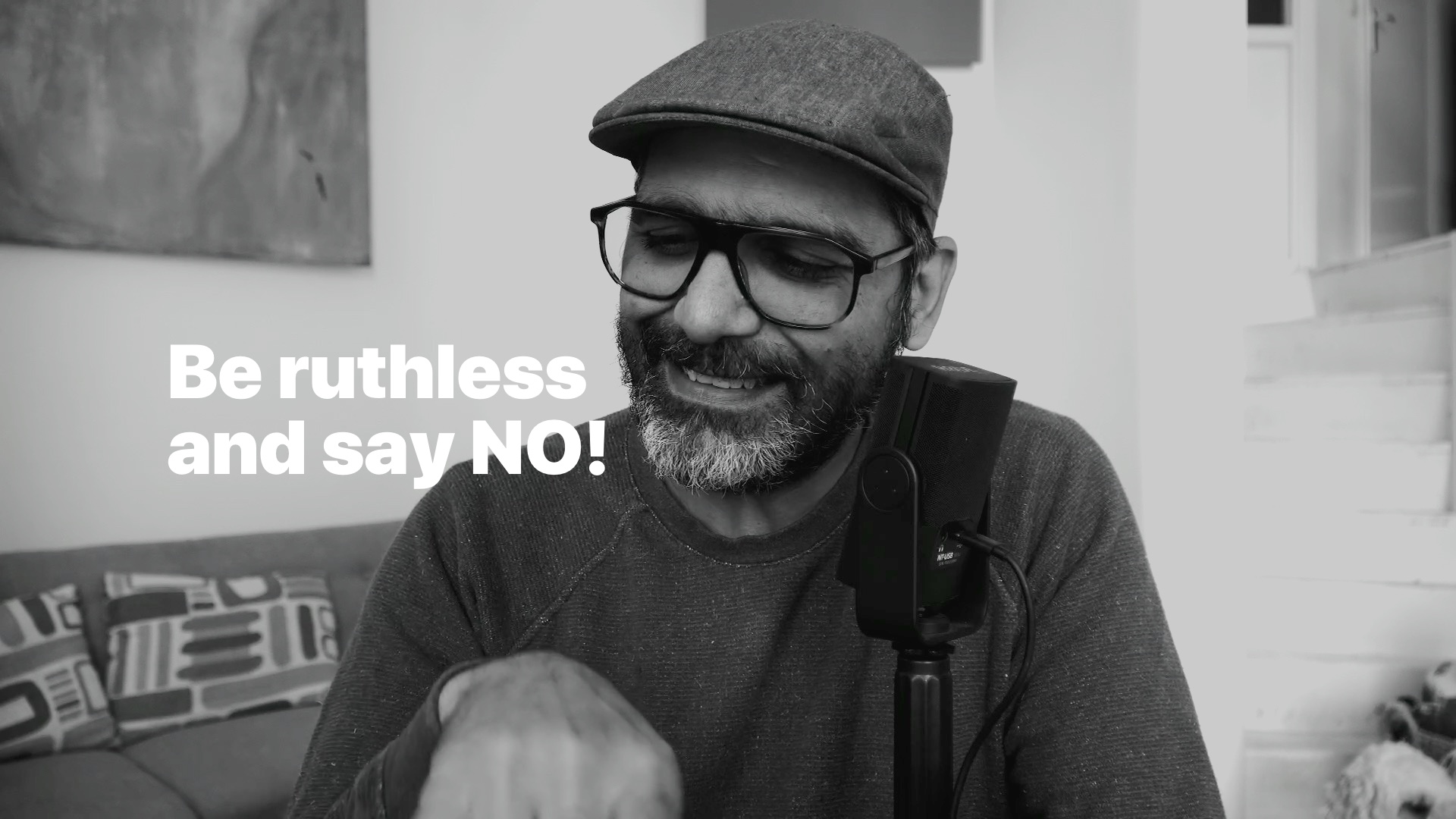 Be ruthless and say NO!