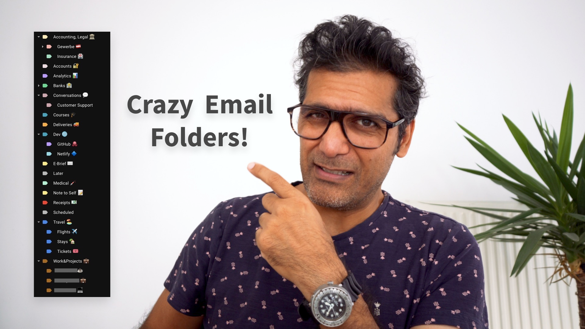 Crazy email folders!
