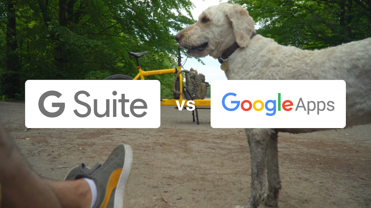 G Suite vs Google apps