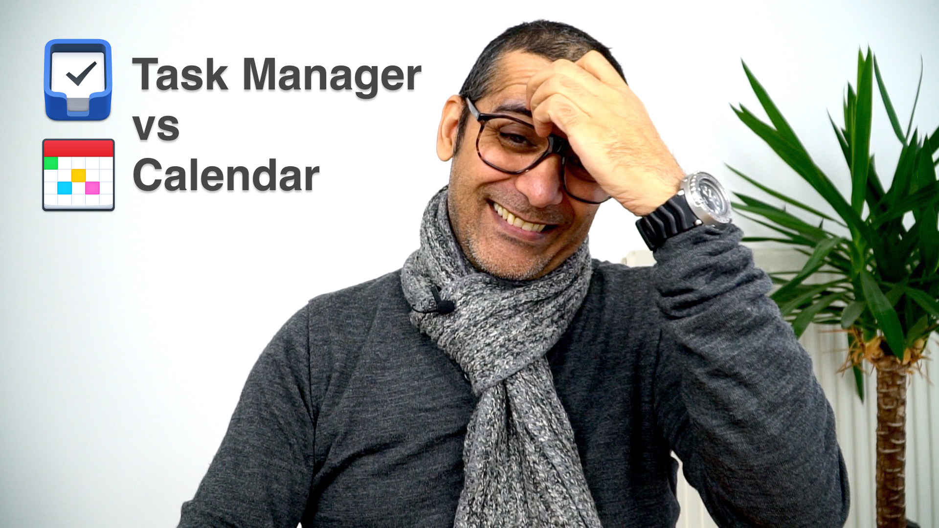 Using a calendar vs a task manager