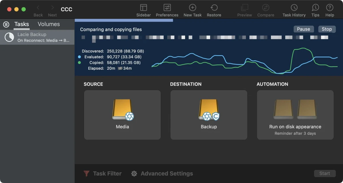 Always be backing up!