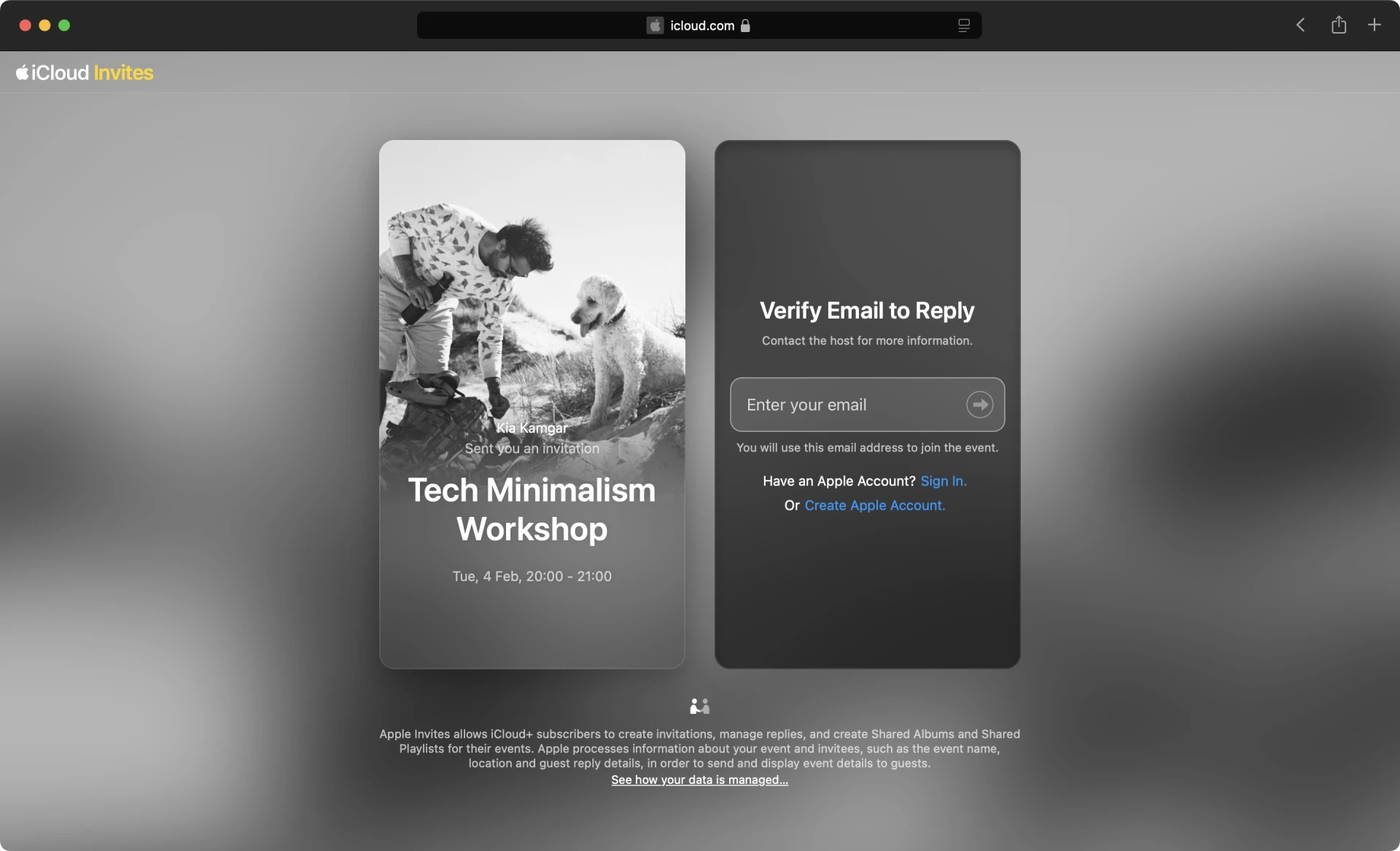 Apple's simple yet powerful Invites app was released today