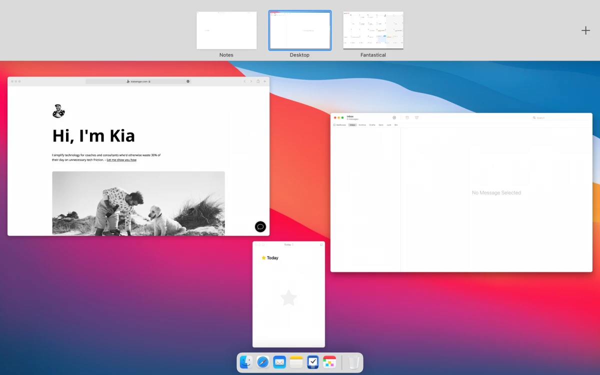 Simpler. Calmer. Clutter-free.