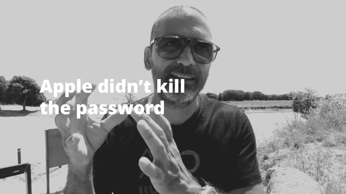 Apple didn't kill the password