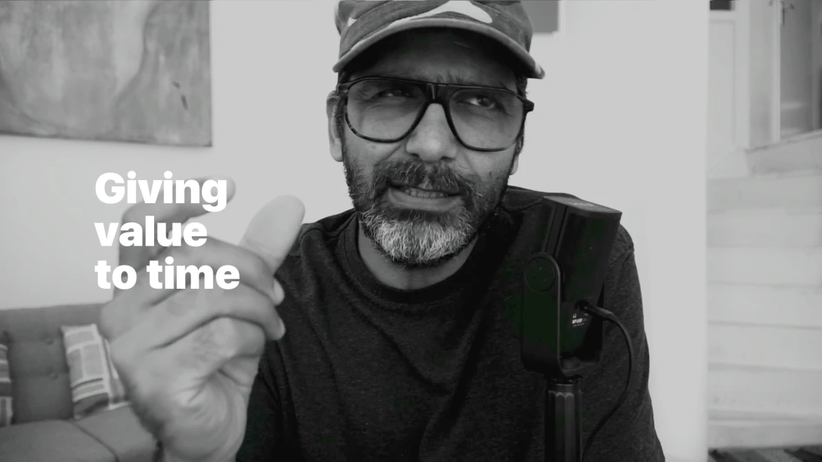 Giving value to time