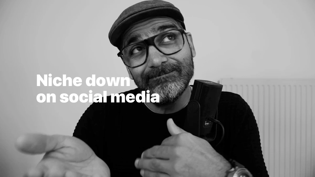 Niche down on social media