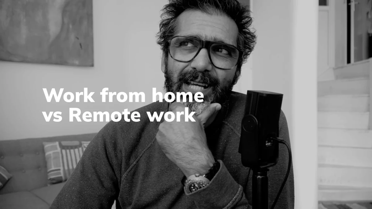 Working from home vs remote work